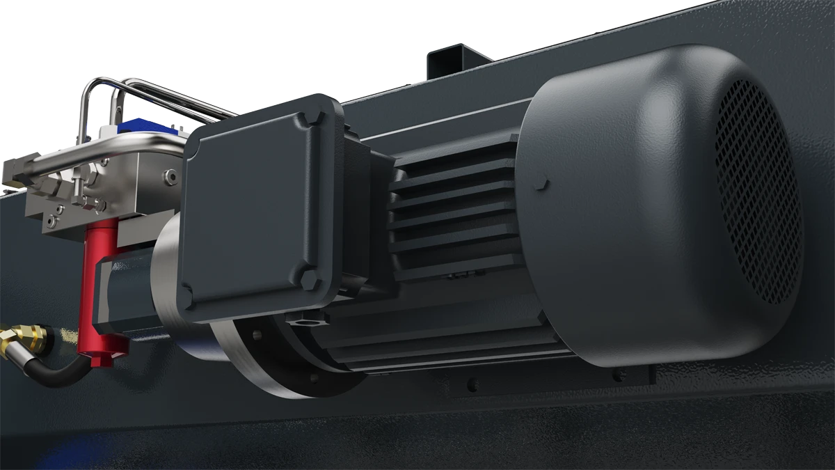 AC motor system for press brake
